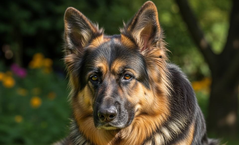 Un cane pastore tedesco non sereno per problemi di salute | RimosVet