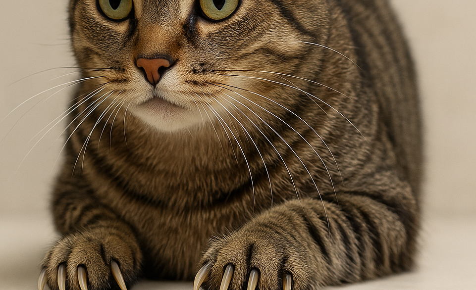 Gatto con le unghie molto lunghe | RimosVet